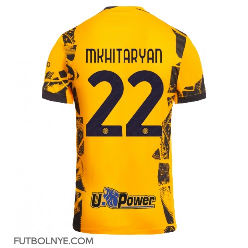 Camiseta Inter Milan Henrikh Mkhitaryan #22 Tercera Equipación 2024-25 manga corta